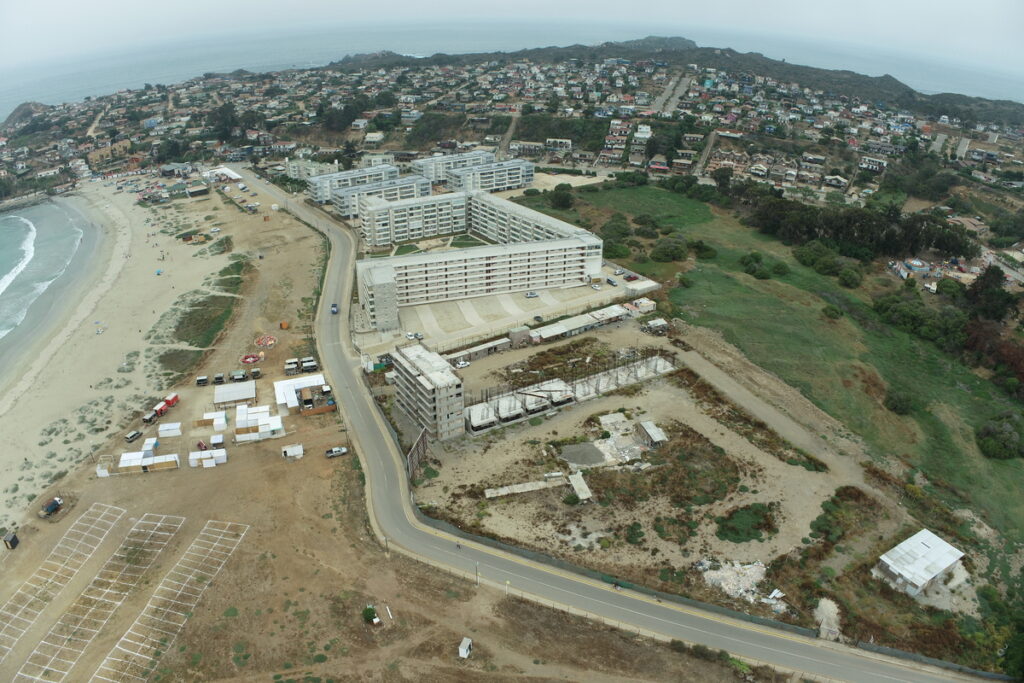 Imagen área de playa Los Molles